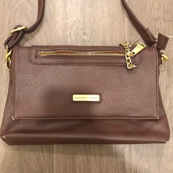 Maroon/ Brown crossover bag - Picture 2 of 5